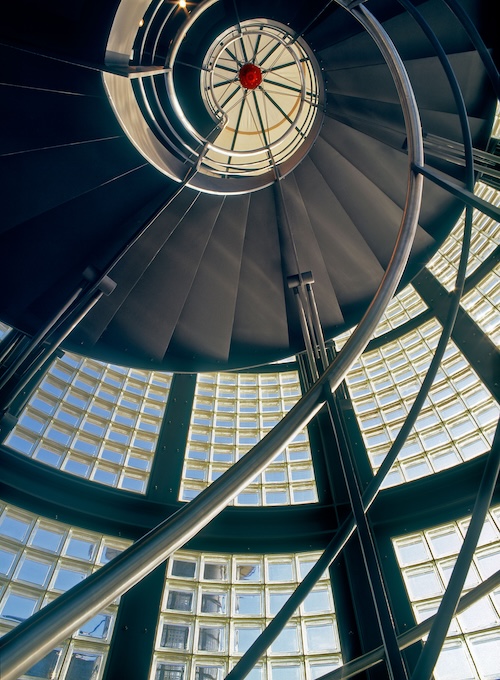 Inland Revenue tower staircase